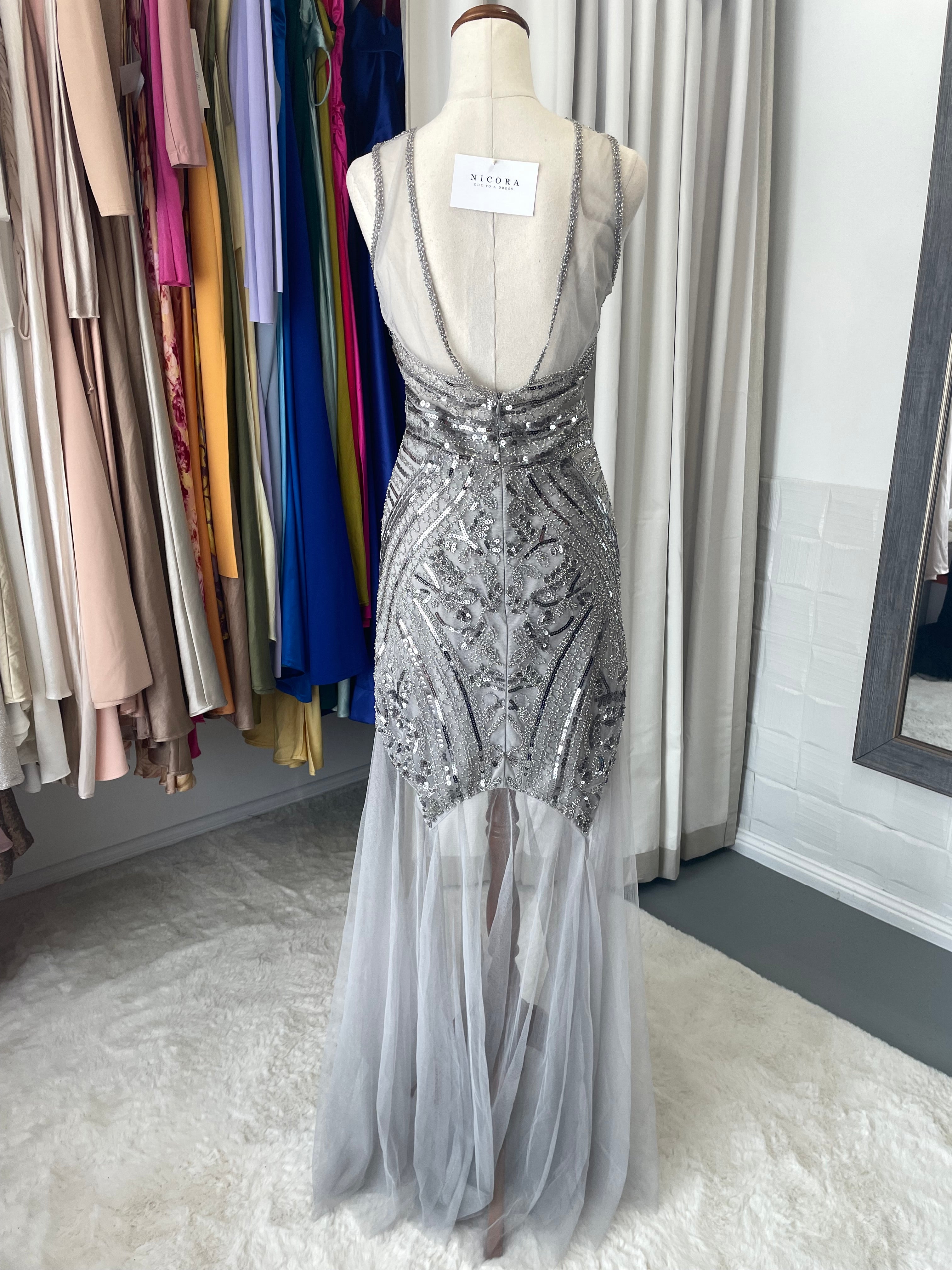 ALANA THE LABEL | size 6 & 8 | silver