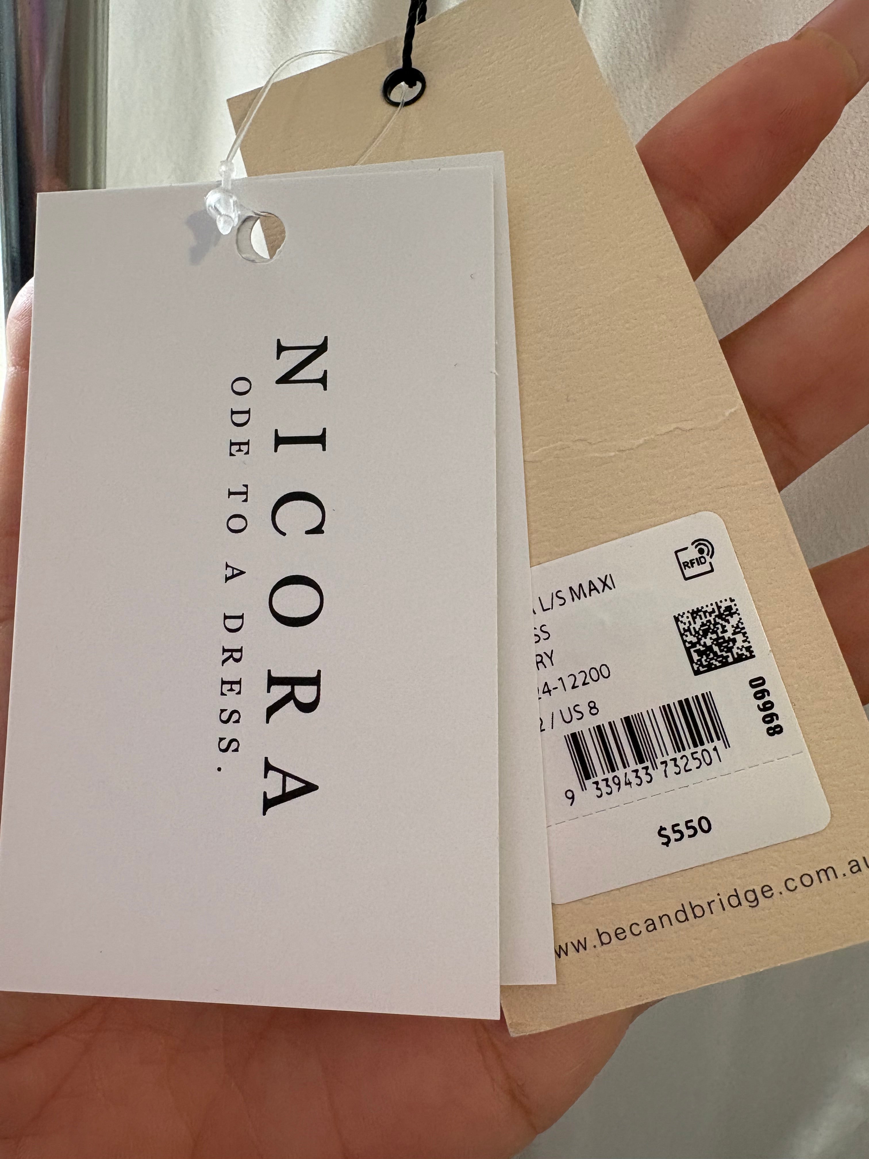 Bec & Bridge | Orla | size 8 | RRP $550