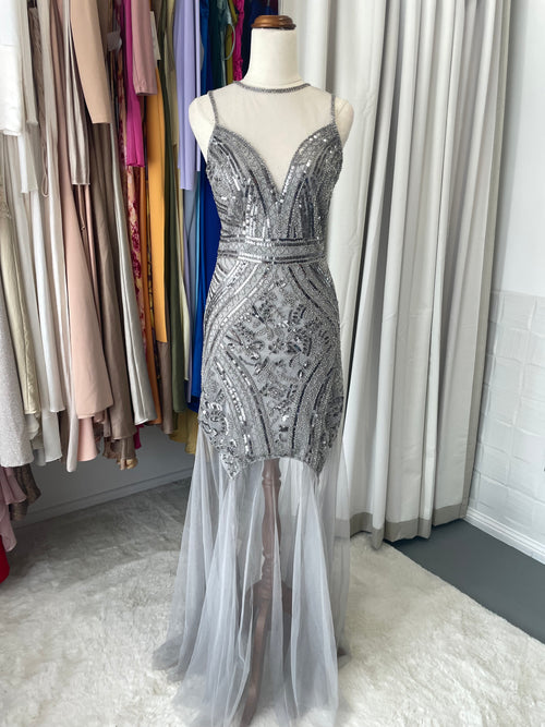 ALANA THE LABEL | size 6 & 8 | silver