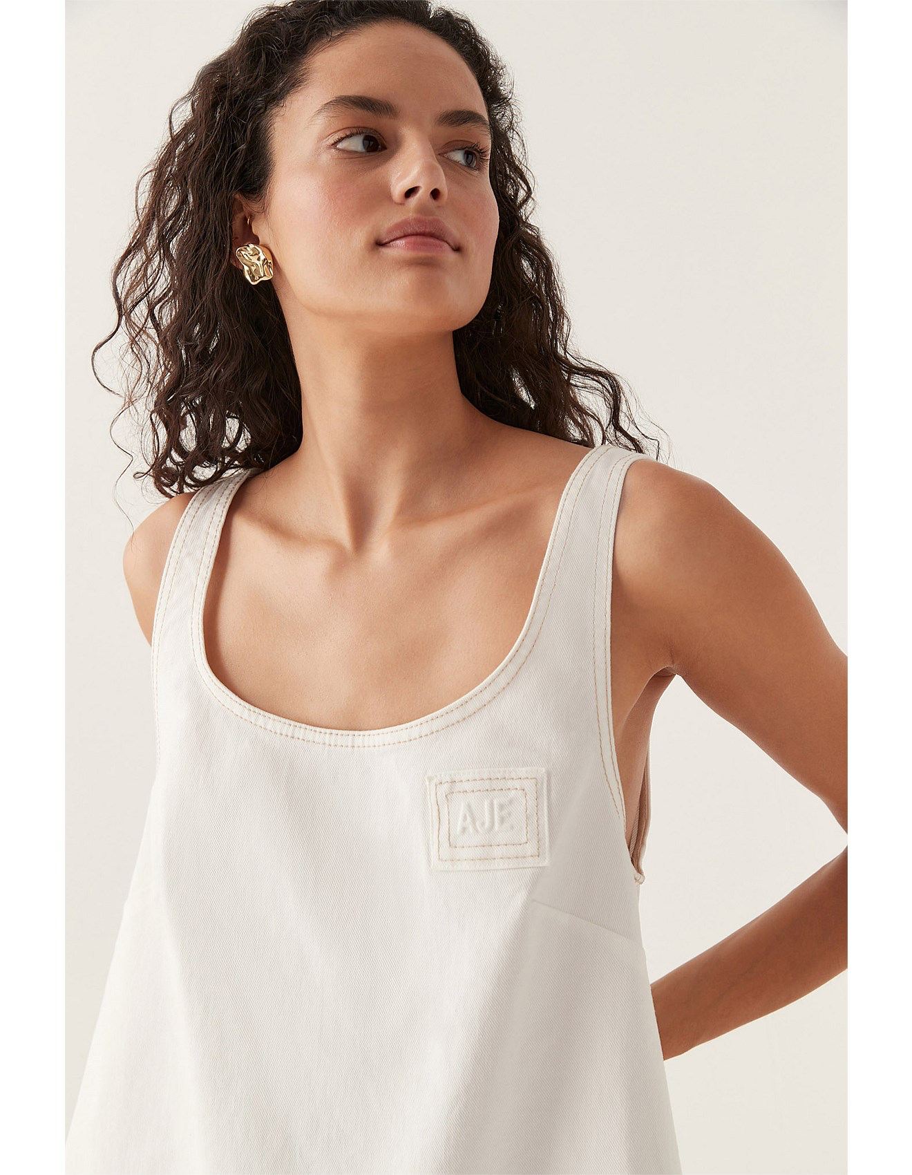 Aje Ratio Oversized Denim Mini over HALF PRICE at Nicora – Nicora