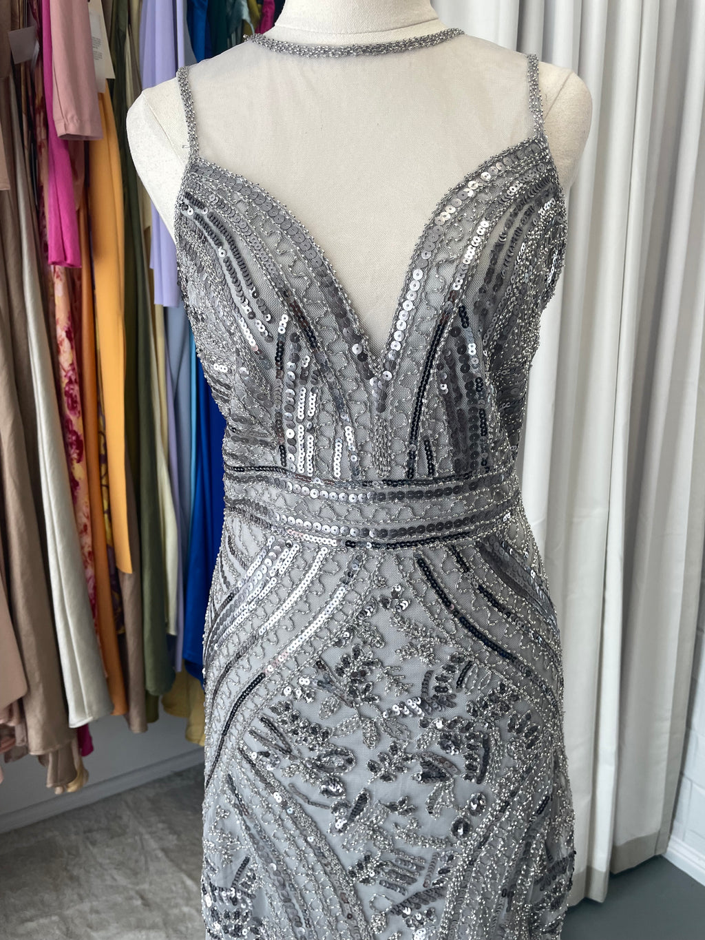 ALANA THE LABEL | size 6 & 8 | silver