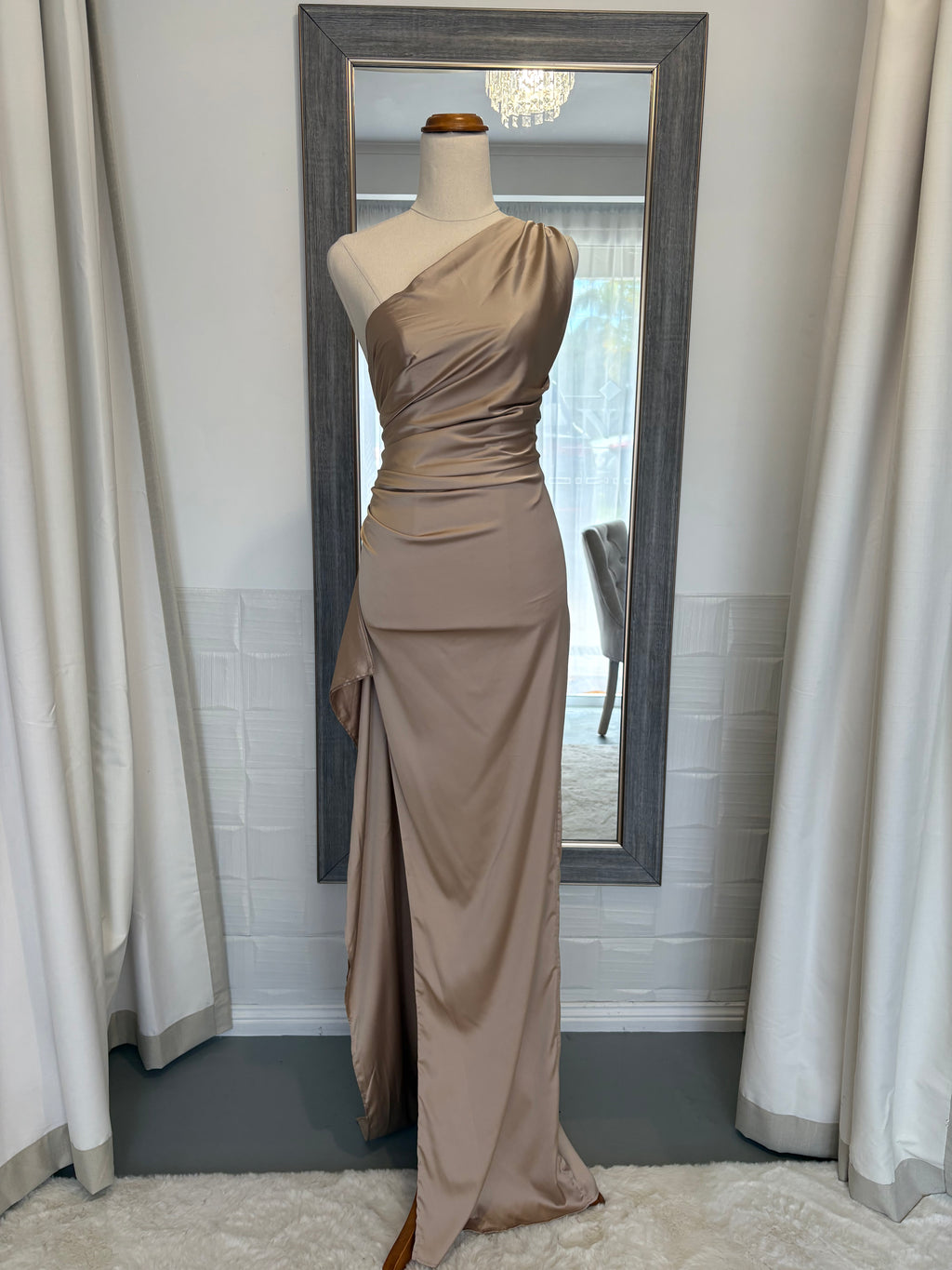 Baby Boo | Ariel Champagne Gown | size 6 | RRP $160